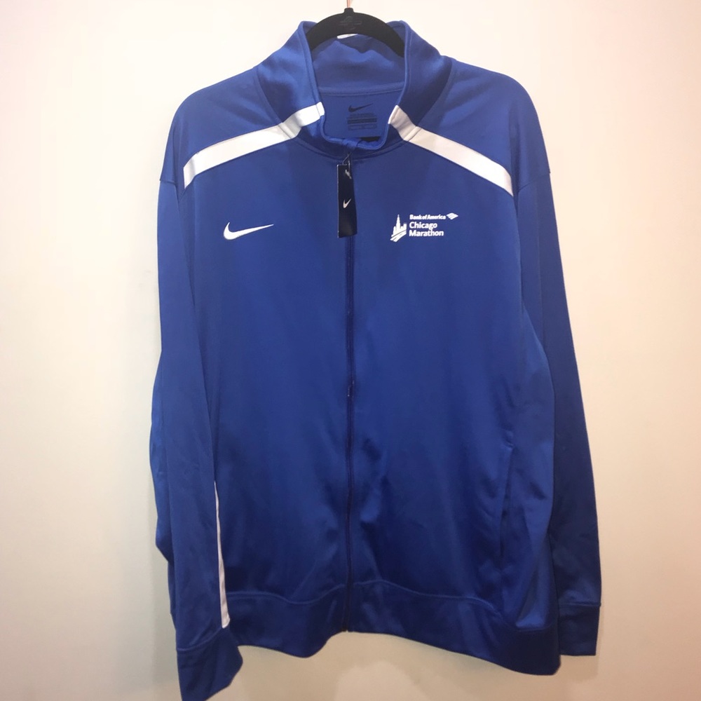 Nike Blue Zip Up Sweater